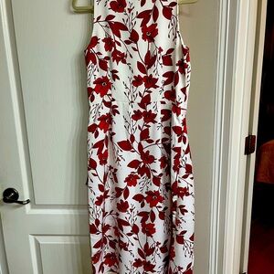 Banana Republic Red Halter Maxi Dress